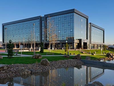 The exterior of Village Hotel Aberdeen