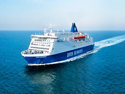 The DFDS cruise ship