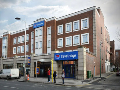 The outside of Travelodge in Dublin