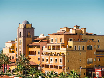 The exterior of Europe Villas Corte