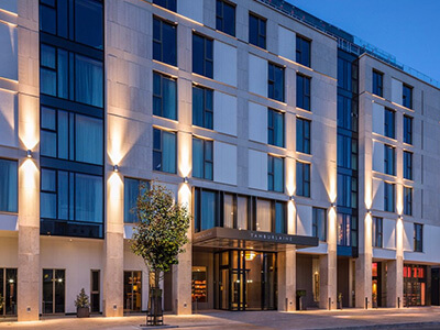 The exterior of Clayton Hotel Cambridge