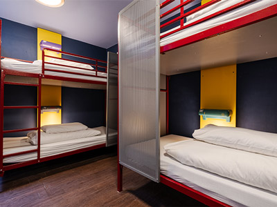 Multiple bunk beds in a room at Kabannas Liverpool Central