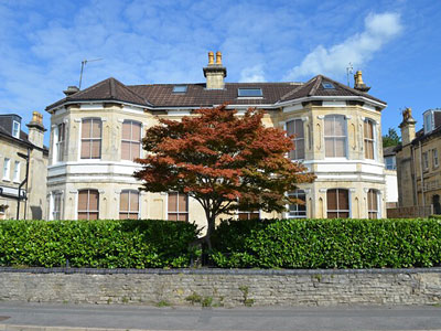 The front of Newbridge House