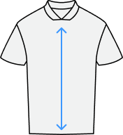 T-shirt size guide icon - chest size