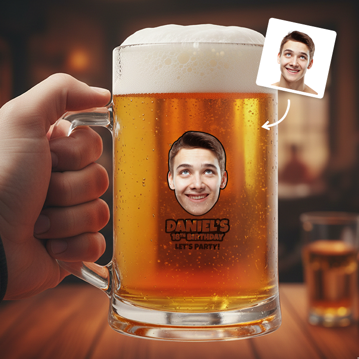 Photo Print Birthday - 18th Stein