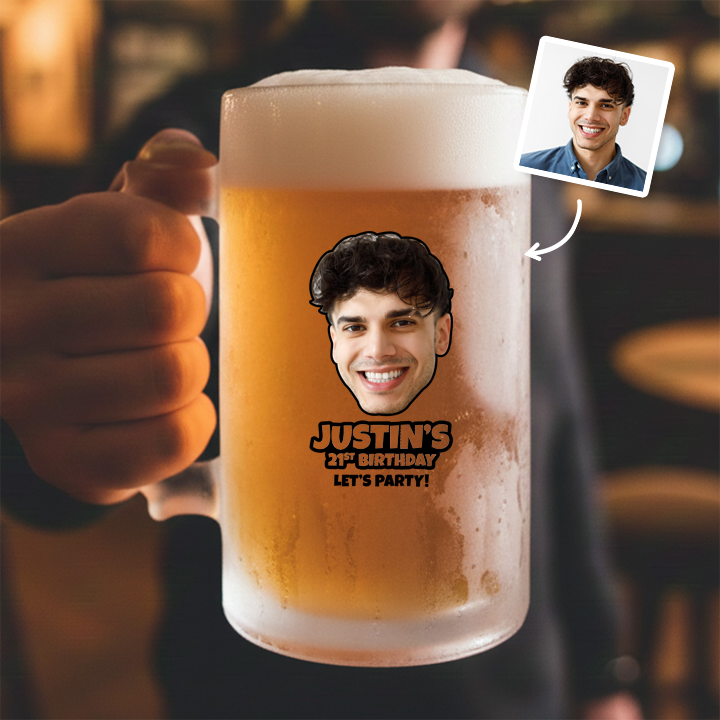 Photo Print Birthday - 21st Stein
