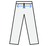 Pyjama size guide icon - Waist