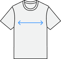 Pyjama size guide icon - bust size