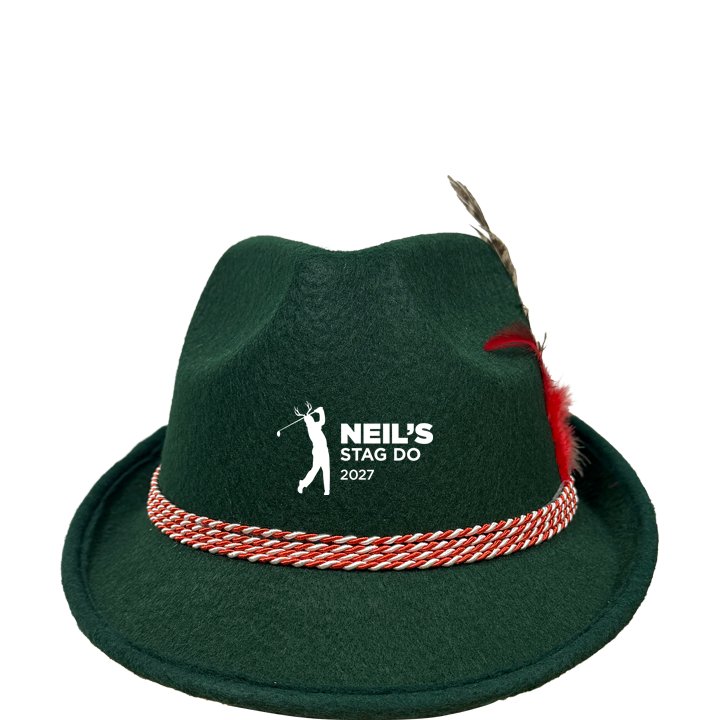 Golf Stag Hat - front view