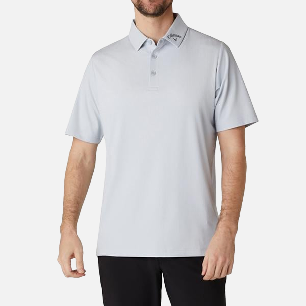 A male model wearing a Callaway - Classic jacquard polo