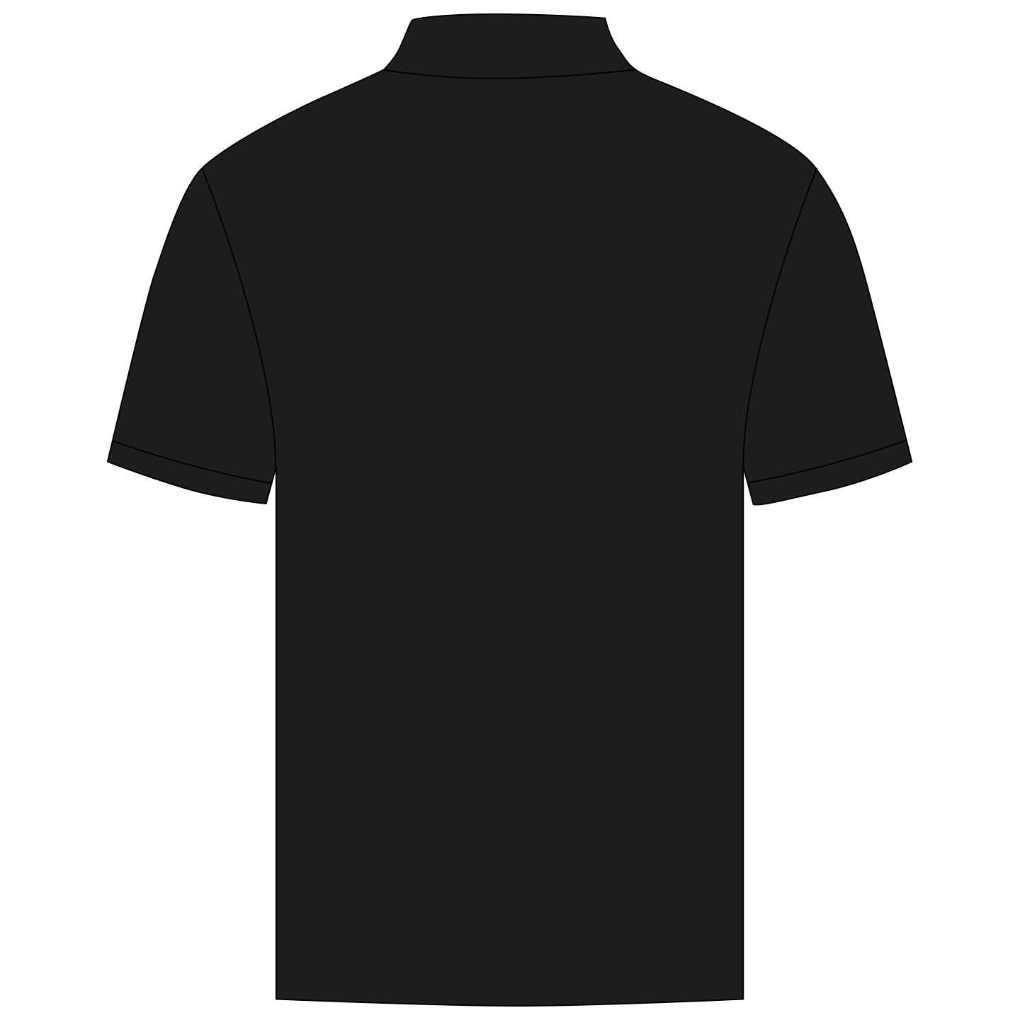 Back Golf Ball Design Society Polo