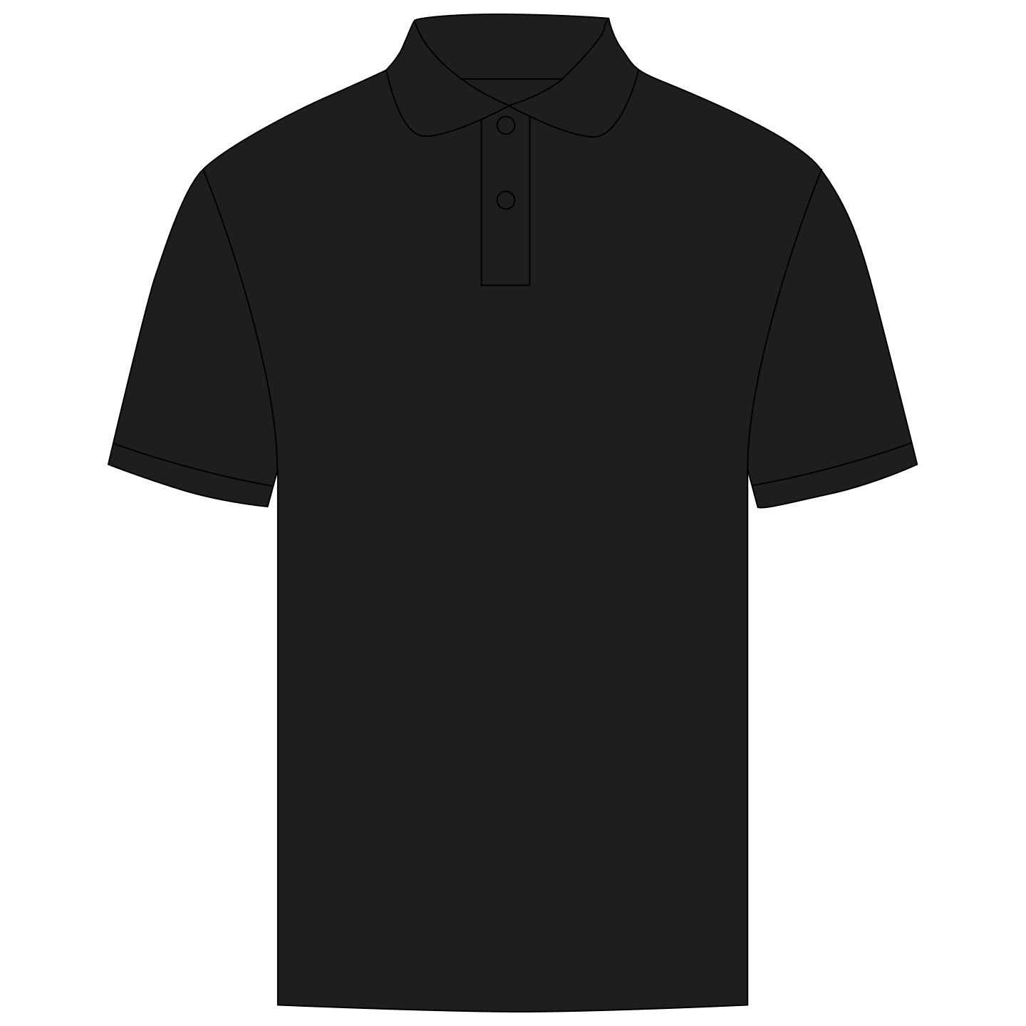 Front The Misters Trophy Golf Polo 