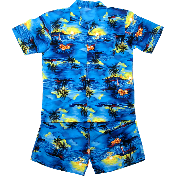 Front Photo Christmas Hawaiian Set 