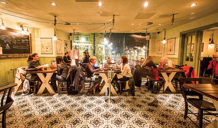 The conservatory dining room at The Botanist in Newcastle upon Tyne