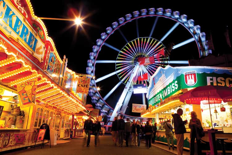 The big wheel at the Hamburger Dom in Hamburg