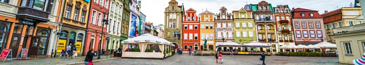 Image of Poznan's central square