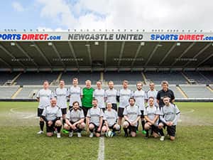 LNOF FC on the pitch at St James'