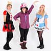 Some of the staff from LNOF dressed up as The Mad Hatter, the Queen of Hearts and Alice in Wonderland