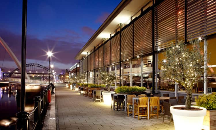 Pitcher and Piano bar on Newcastle's Quayside