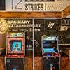 Two vintage arcade machines in Lane7