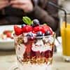 Granola and berries at Garden Kitchen in Newcastle upon Tyne