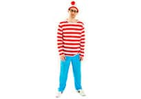 a man dressed as Where's Wally