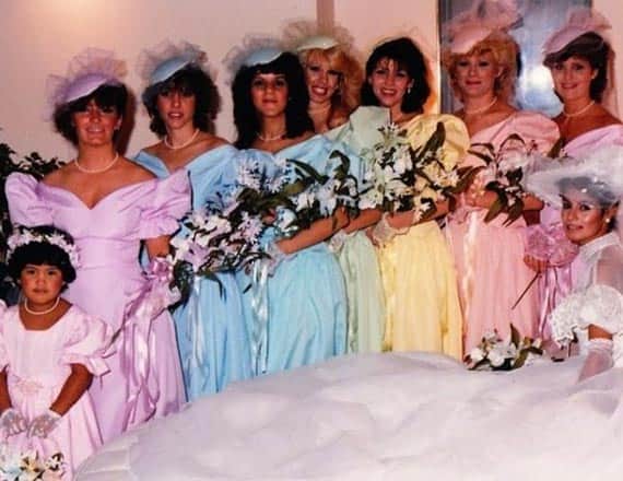 1980s bridesmaid dresses for sale