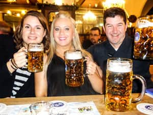 LNOF drinking beer in Germany