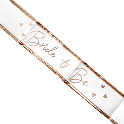 Team Bride to be sash on woman model with white background