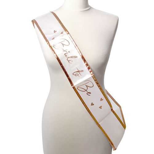 Team Bride Sash With Hearts - £1.99 - 12 In Stock - Last Night of Freedom