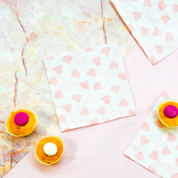 Hen Party Lunch Napkin single with white background