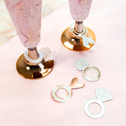 Team Bride Glass Marker x10 designs with pink background