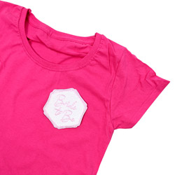Team Bride Iron on patches with pink background