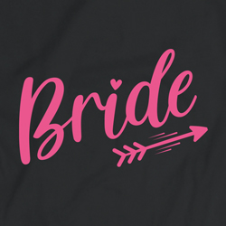 Bride T-Shirt (Arrow Design) design only