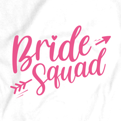 Bride Squad T-Shirt (Arrow Design) design only