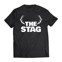Stag T-Shirt (Antlers Design) with white background