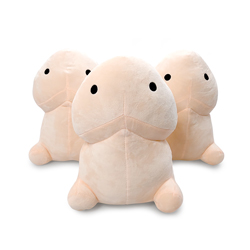 Three Percy Pecker Penis Plus's Soft Cotton Toy Character with white background