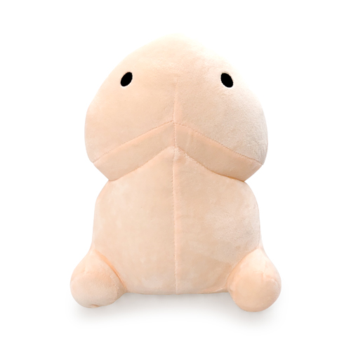 Percy Pecker Penis Plush Soft Cotton Toy Character with white background