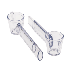 Wingman Shooter Glass disassembled with white background