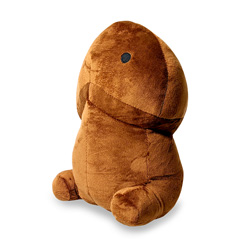 Justin Johnson Penis Plush Soft Cotton Toy Character with white background side profile