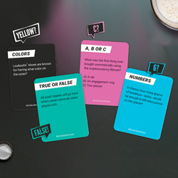 Game cards on a black background.