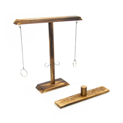 Ring Toss game isolated on white background