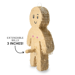 Pinata Man Willy extending gif