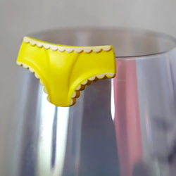 Party in your Pants drinks marker on the side of a glass