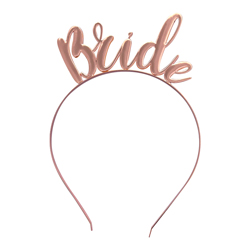 Rose Gold Headband on a white background