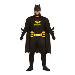 Man wearing barman costume on a white background