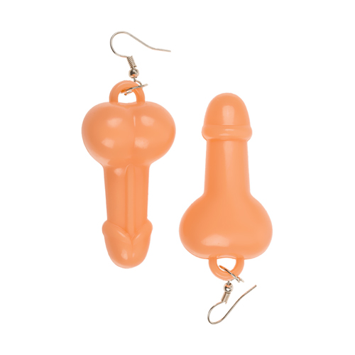 Willy Earrings on a white background