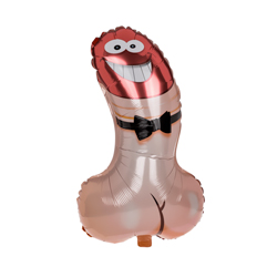 XL Willy Balloon on a white background