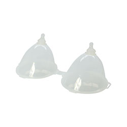 Beer boobs drinking game on a white background