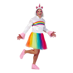 Model wearing Fabulouscorn Costume